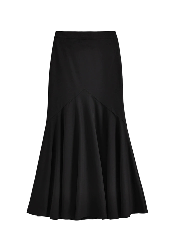 High Waist Slim Fit Fishtail Skirt