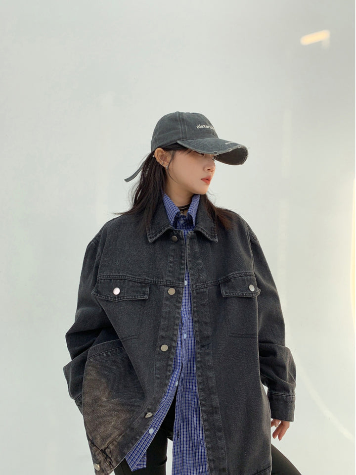 Spliced Denim Jacket