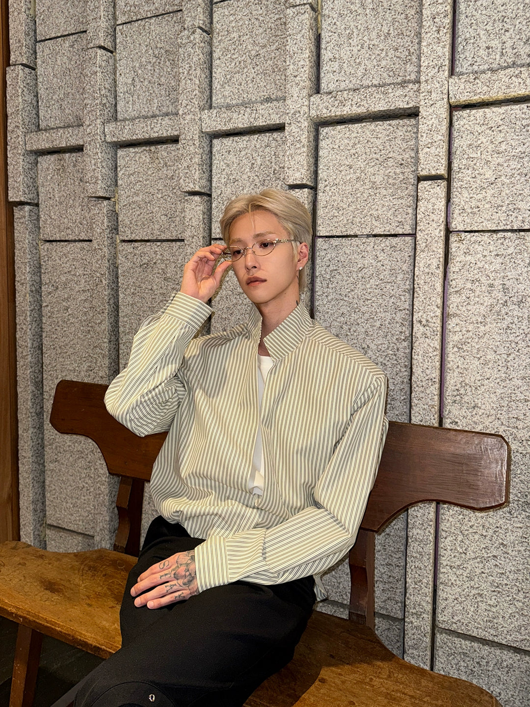 Loose-fit Long-Sleeve Shirt