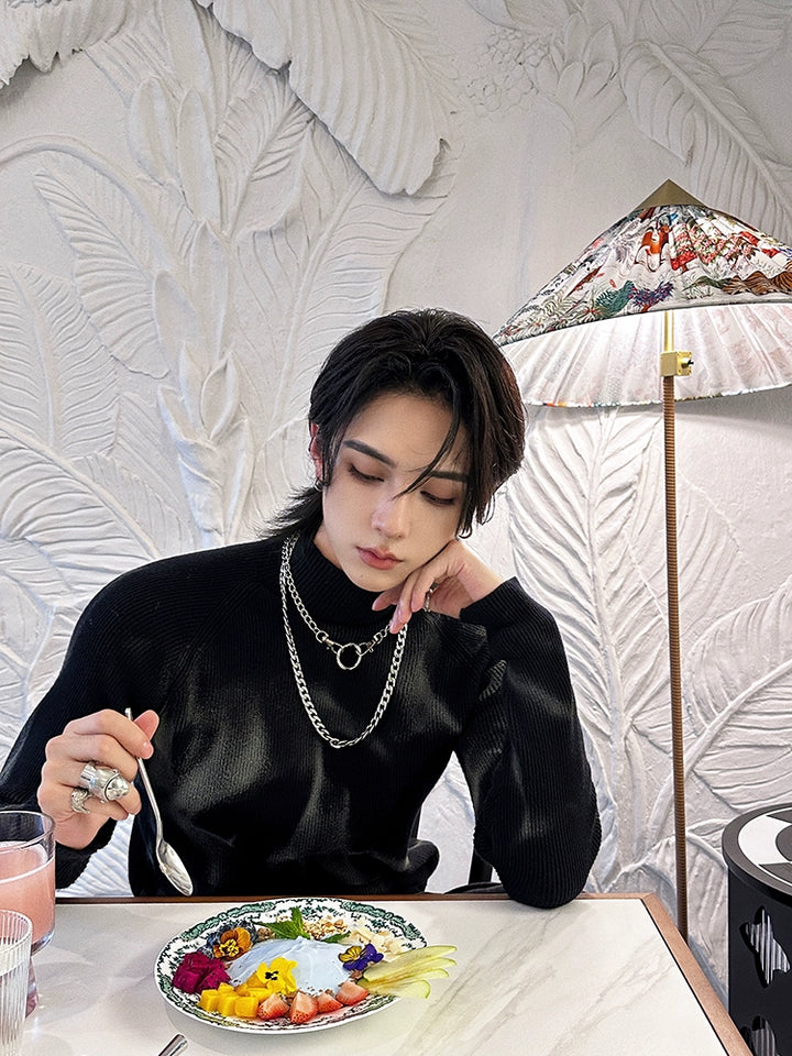 Long Sleeve Casual Knit Pullover