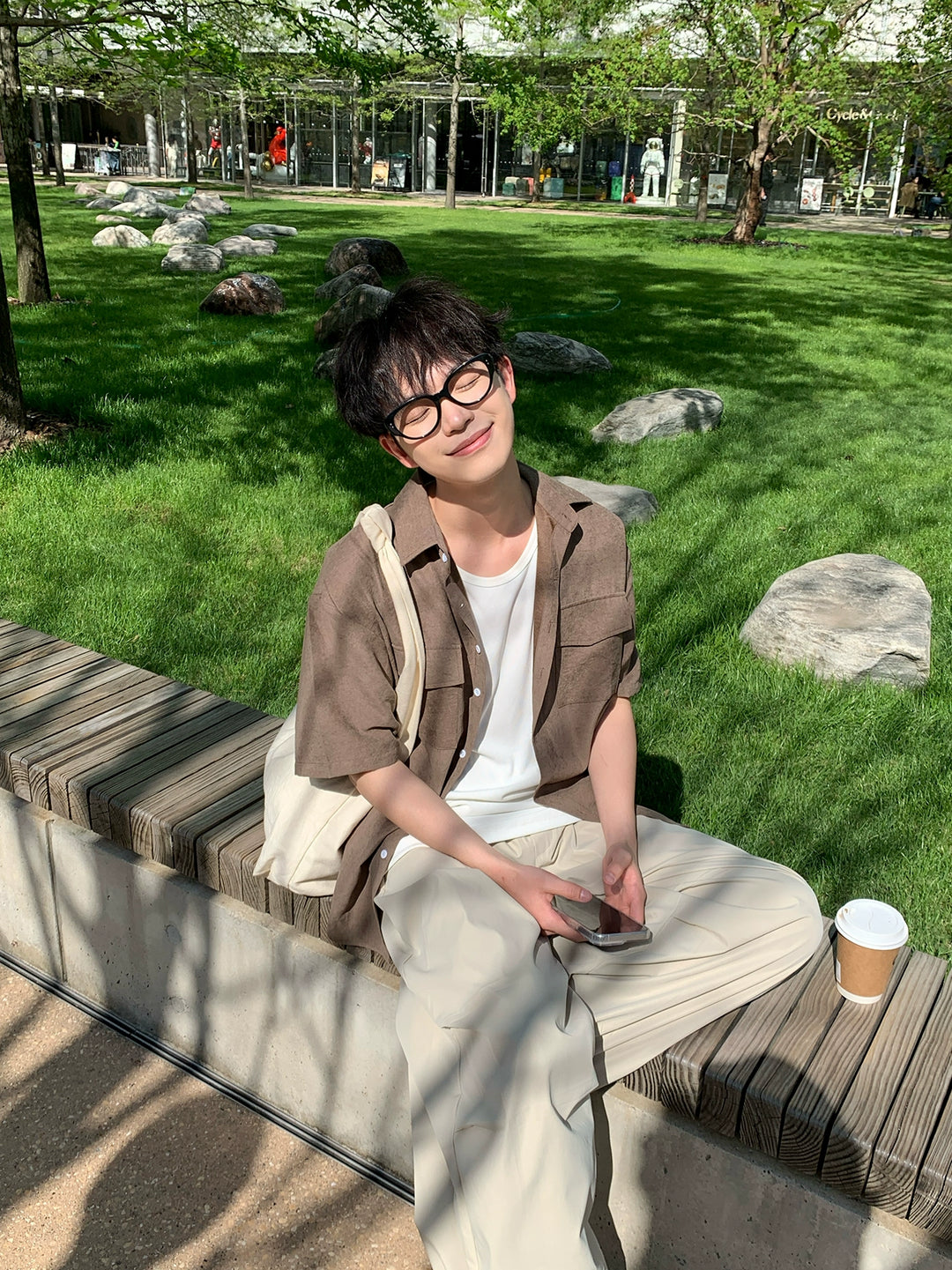 Minimalist Wide Leg Breathable Casual Pants