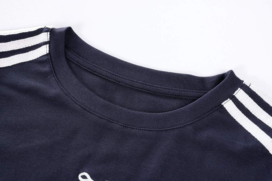 Striped T-Shirt and Skirt