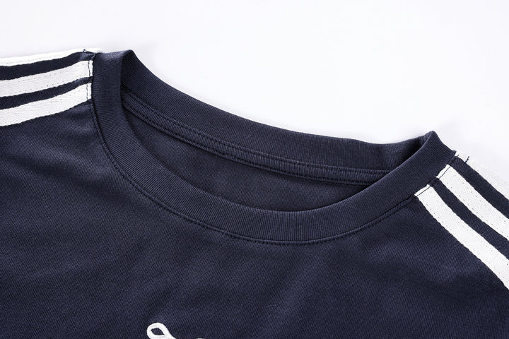 Striped T-Shirt and Skirt