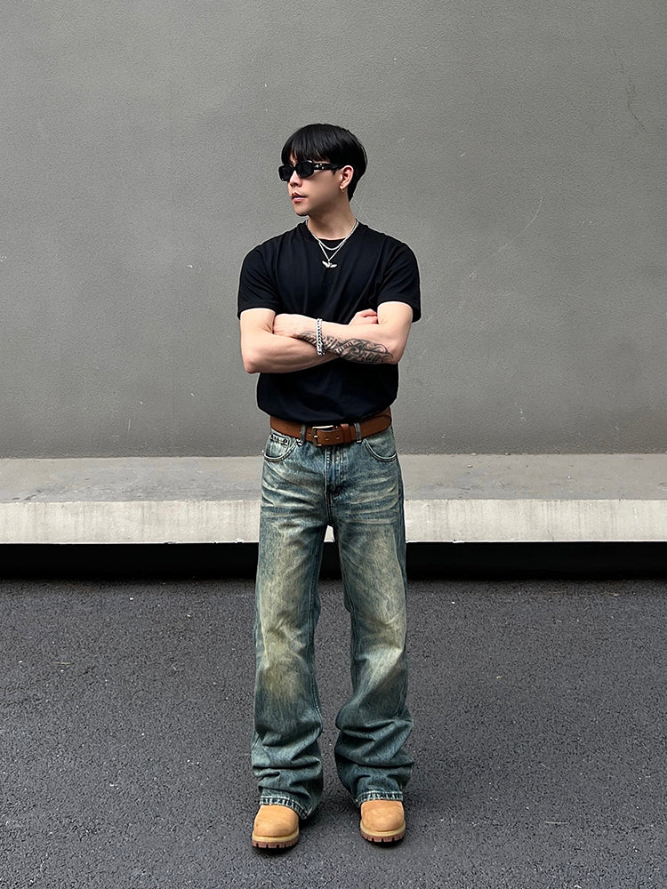 Slim Fit Straight Leg Jeans