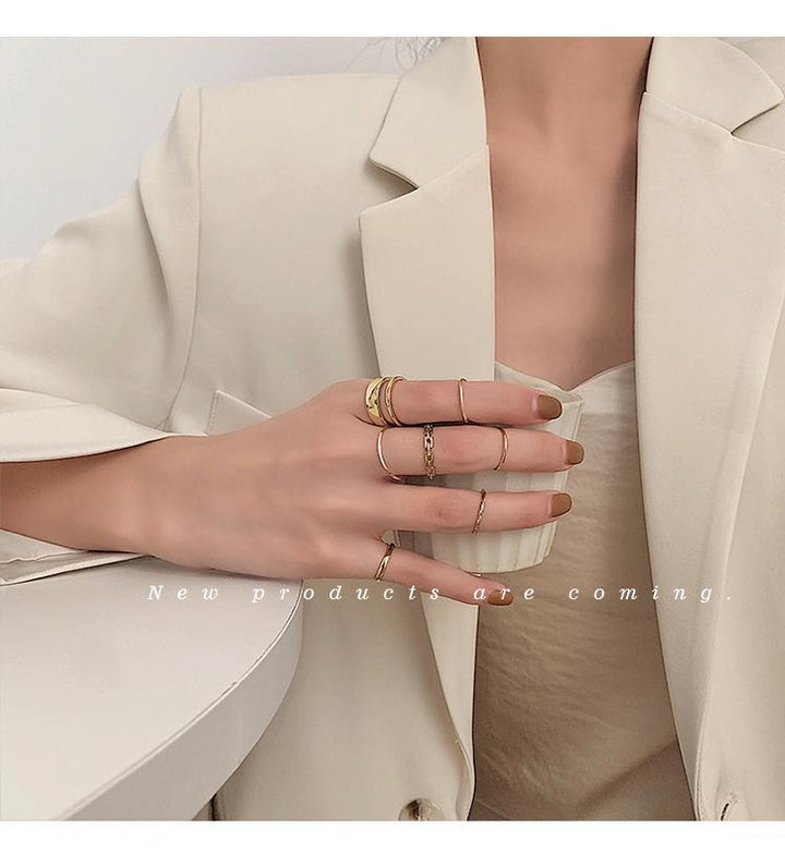 7-Piece Metal Ring Set