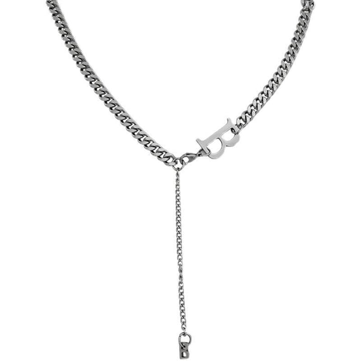 B Letter Pendant Necklace