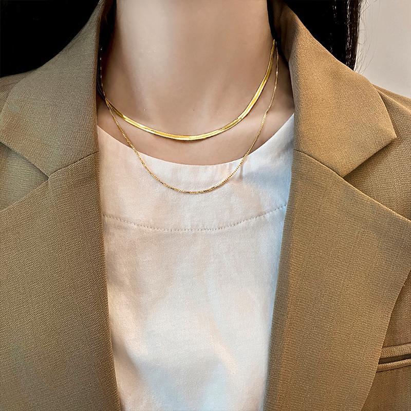 Basic Necklace Two Piece Set