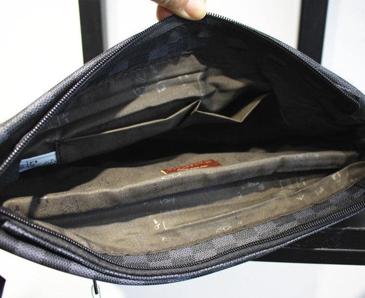 Black Checkered Crossbody Bag