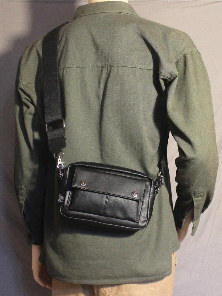 Black Leather Shoulder Bag