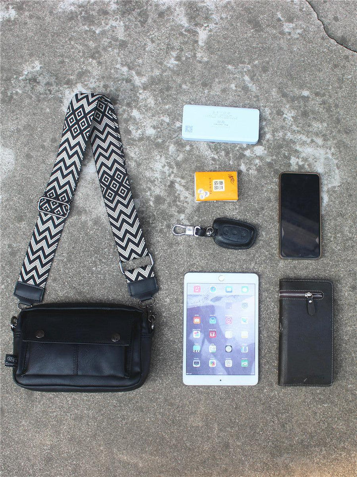 Black Leather Shoulder Bag