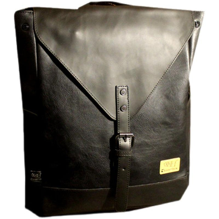 Casual Faux Leather Backpack