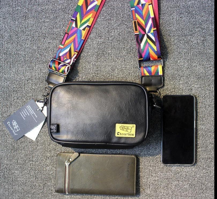 Color Shoulder Strap Messenger Bag