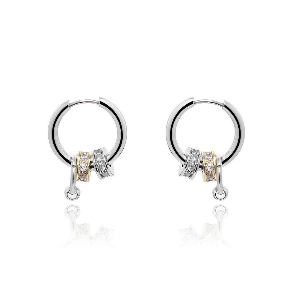 Diamond-Studded Earrings
