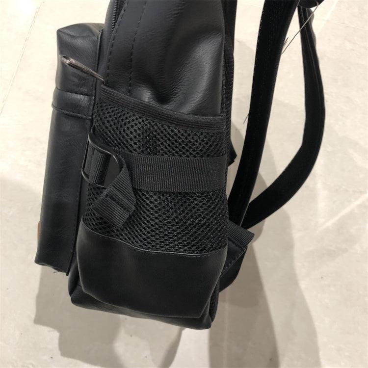Faux Leather Backpack