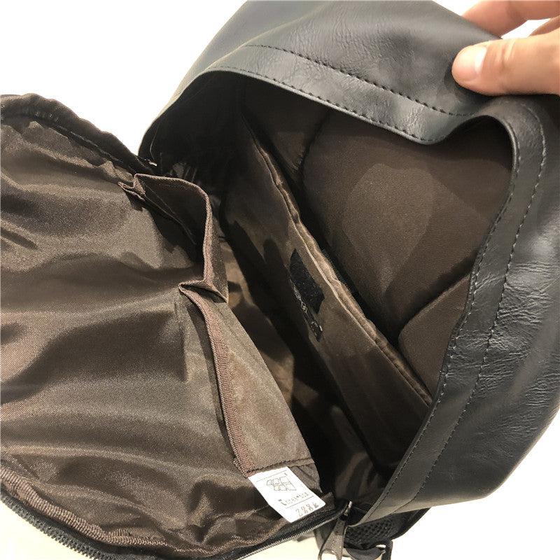 Faux Leather Backpack