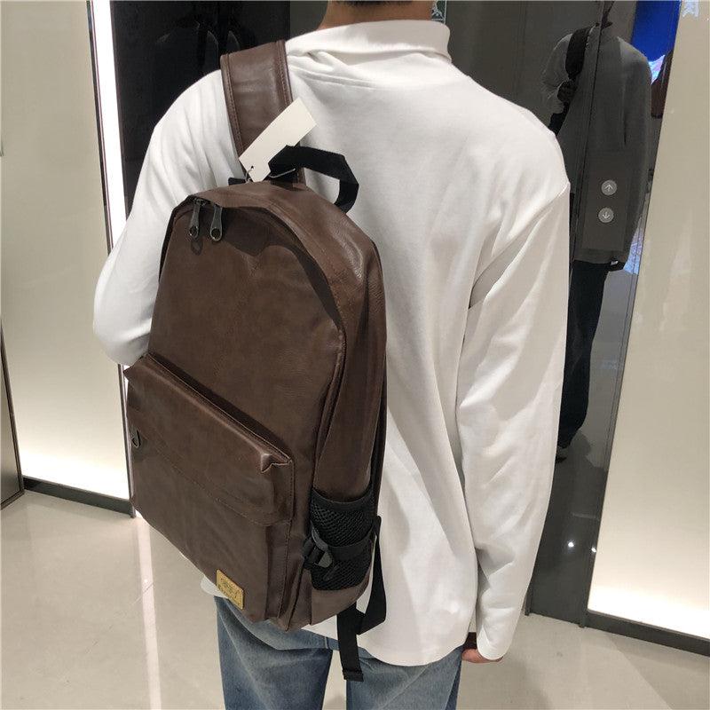 Faux Leather Backpack