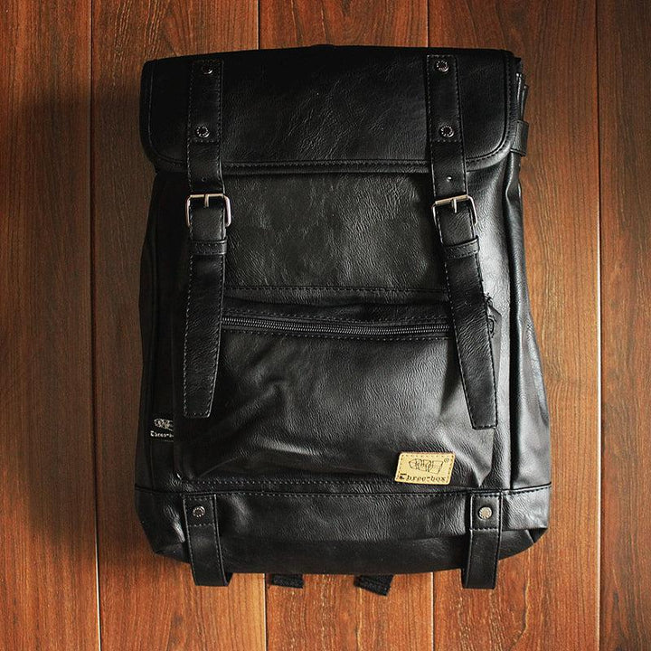 Faux Leather Backpack