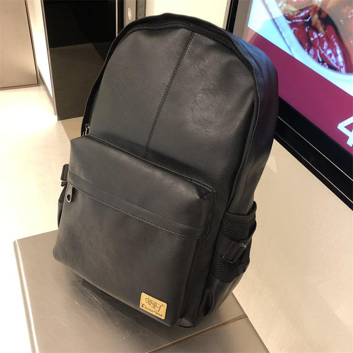 Faux Leather Backpack