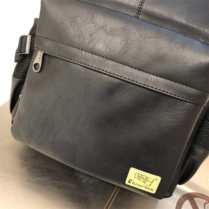 Faux Leather Backpack