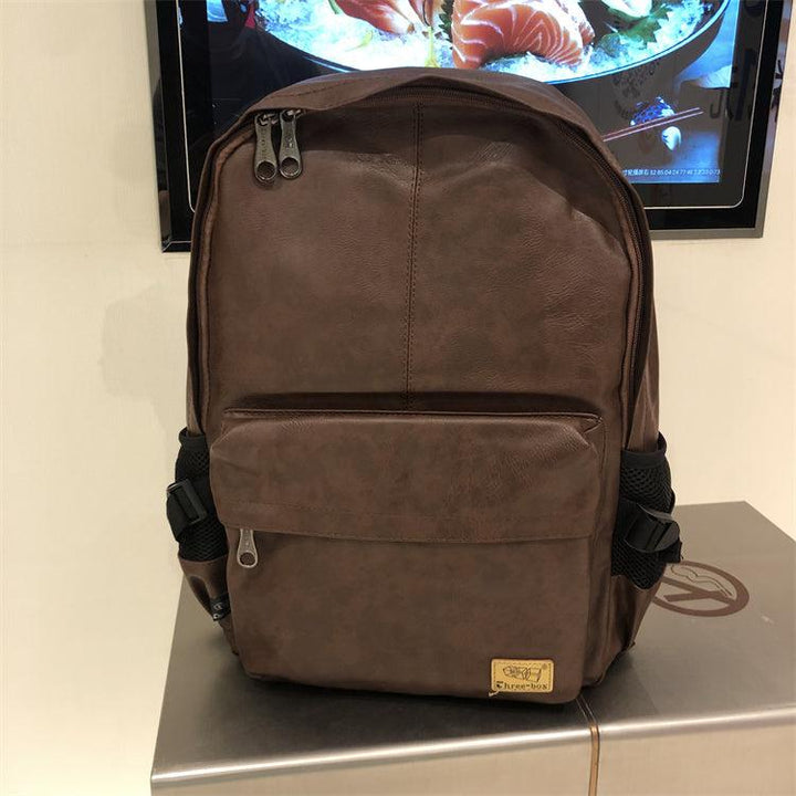 Faux Leather Backpack