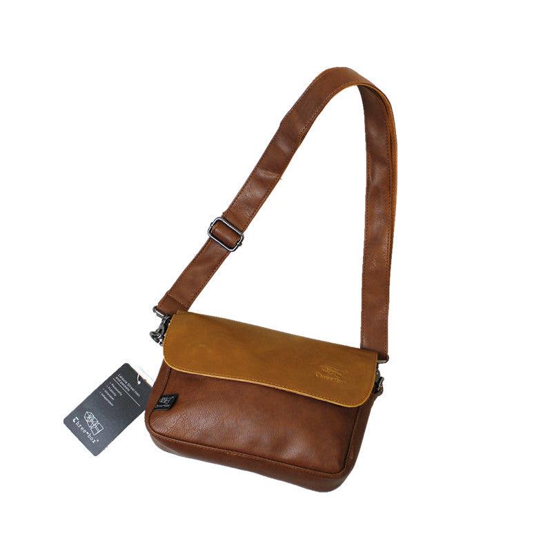 Faux Leather Crossbody Bag
