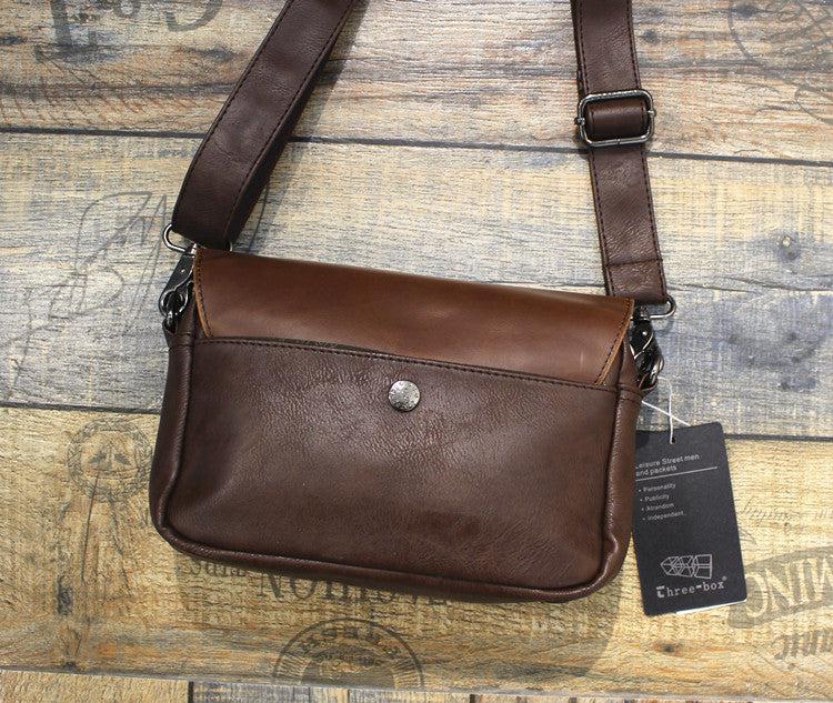 Faux Leather Crossbody Bag