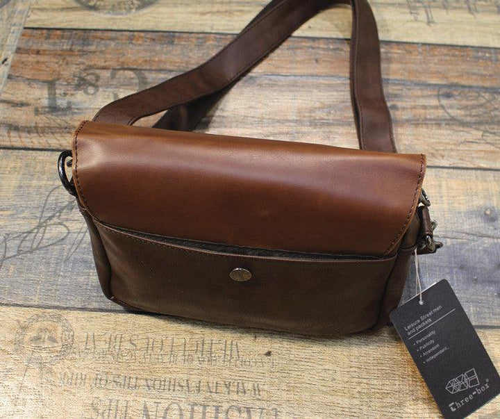 Faux Leather Crossbody Bag