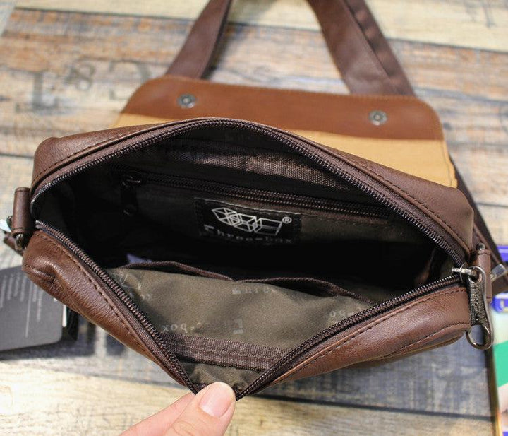 Faux Leather Crossbody Bag