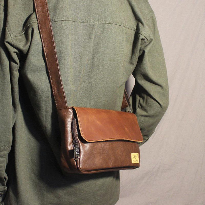 Faux Leather Flap Bag