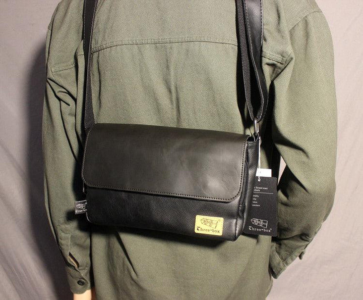 Faux Leather Flap Bag