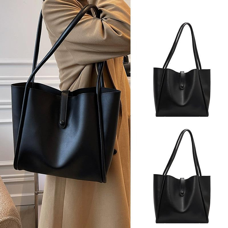 Faux Leather Tote Bag