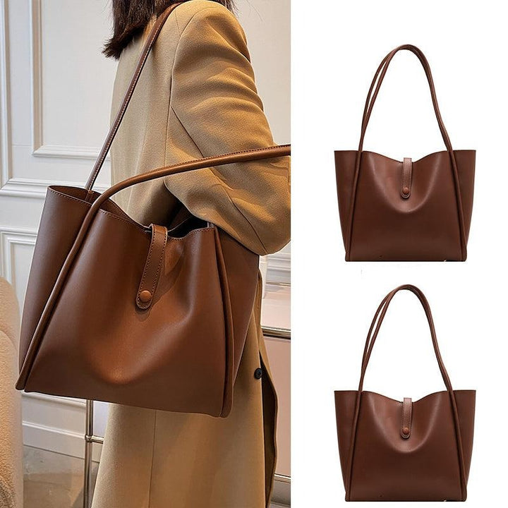 Faux Leather Tote Bag