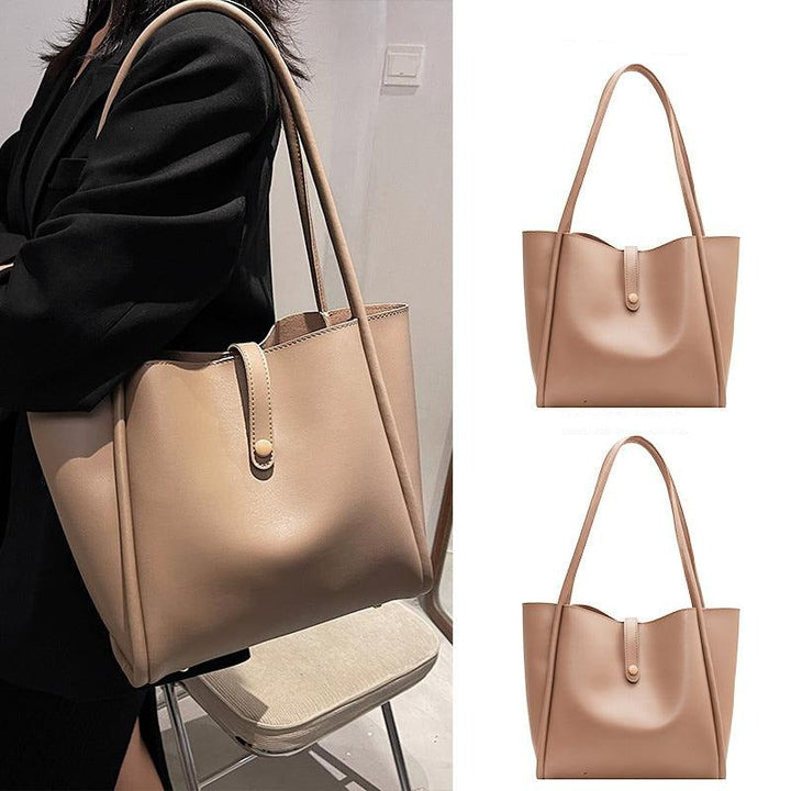 Faux Leather Tote Bag