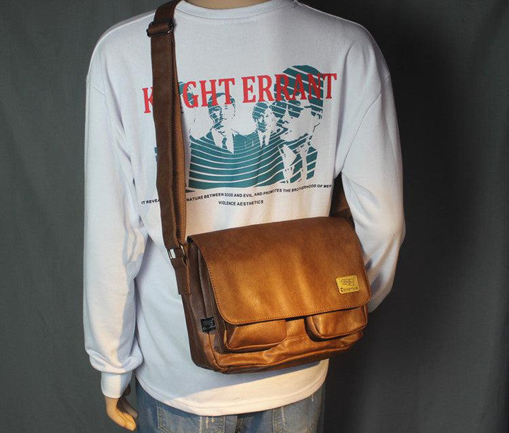 Faux Leather Travel Bag