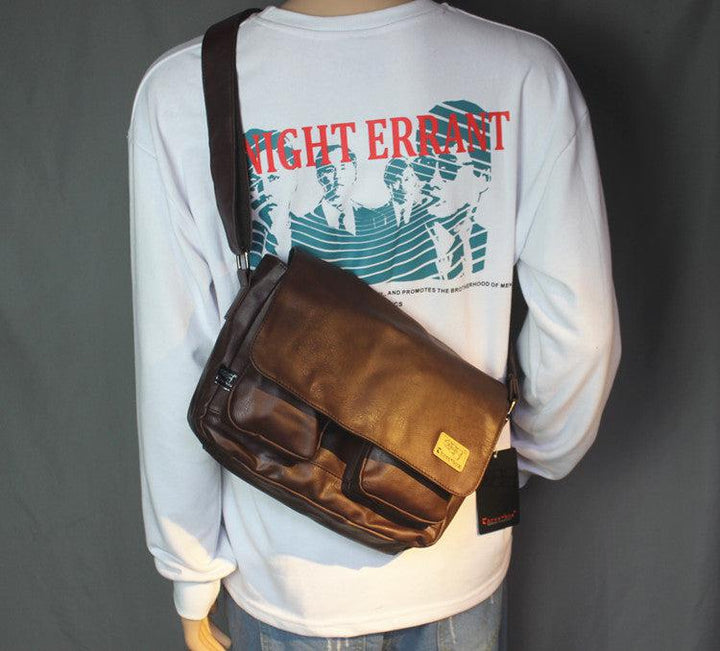 Faux Leather Travel Bag