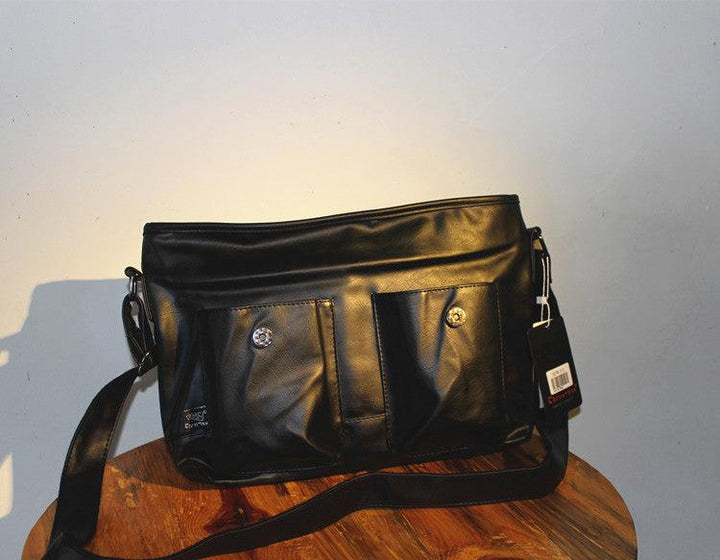 Faux Leather Travel Bag
