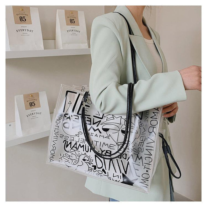 Graffiti Pvc Tote Bag