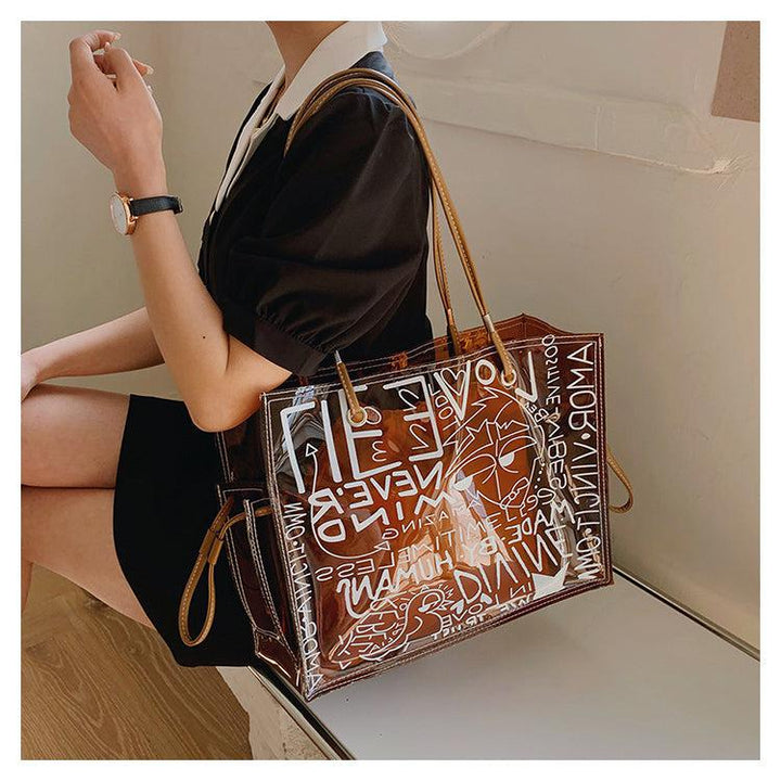 Graffiti Pvc Tote Bag