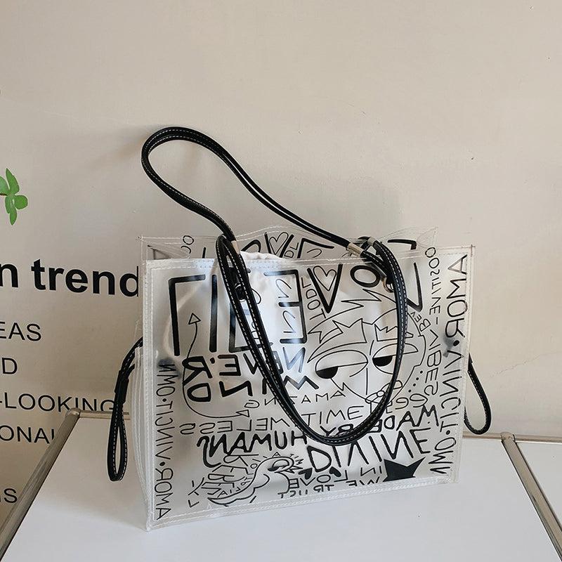 Graffiti Pvc Tote Bag