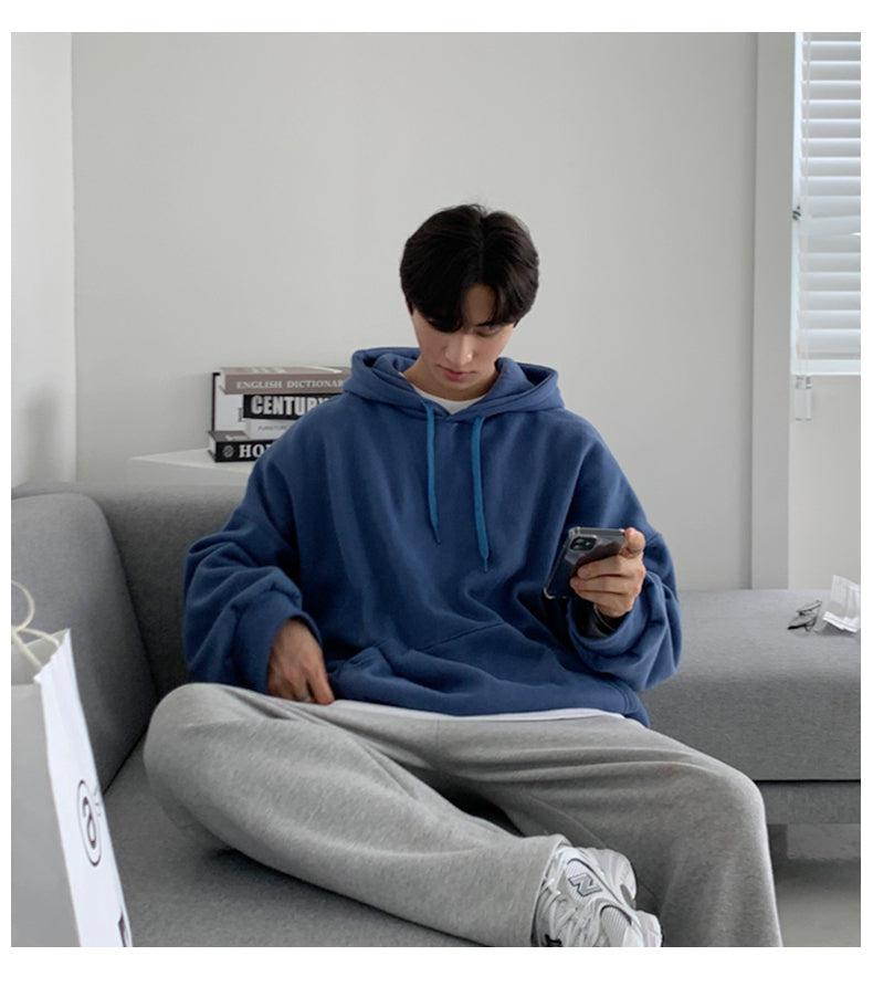 Loose Hooded Sweatshirt