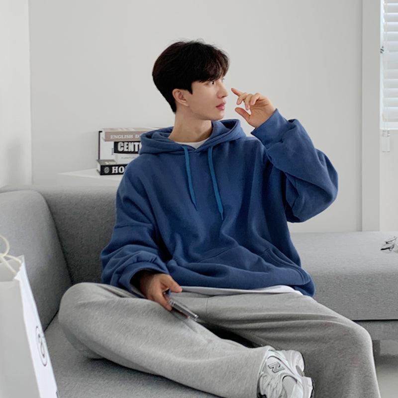 Loose Hooded Sweatshirt