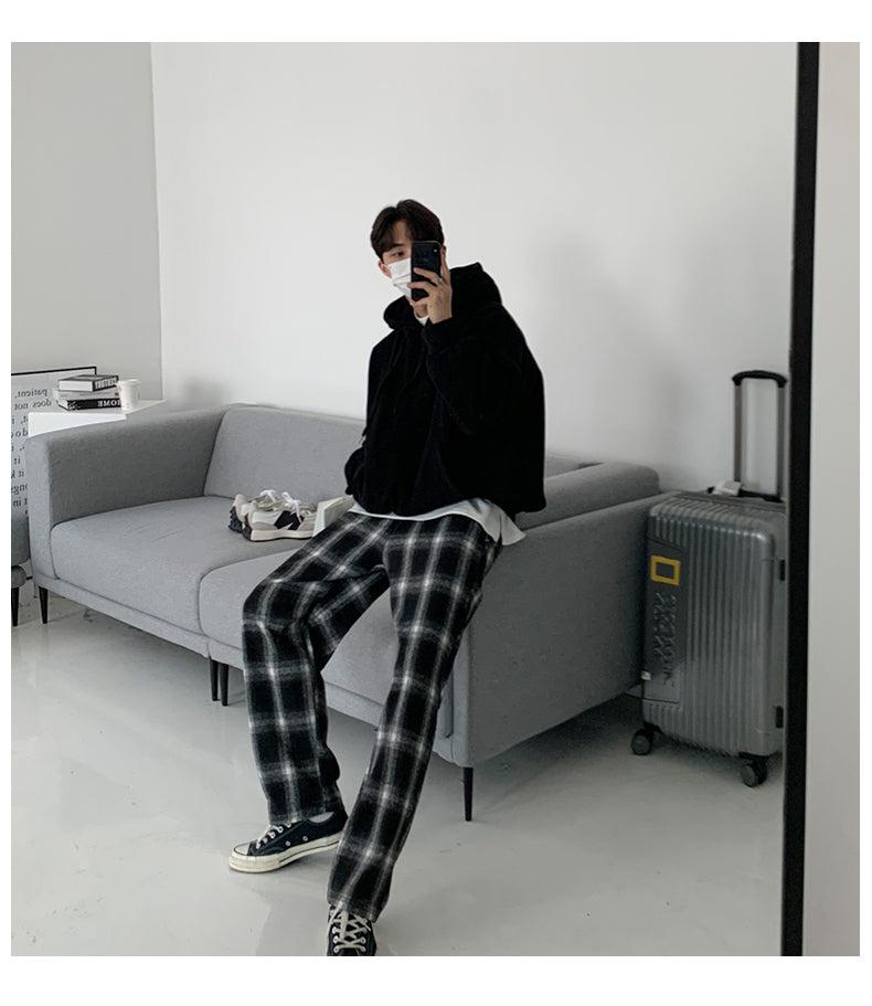 Loose Hooded Sweatshirt