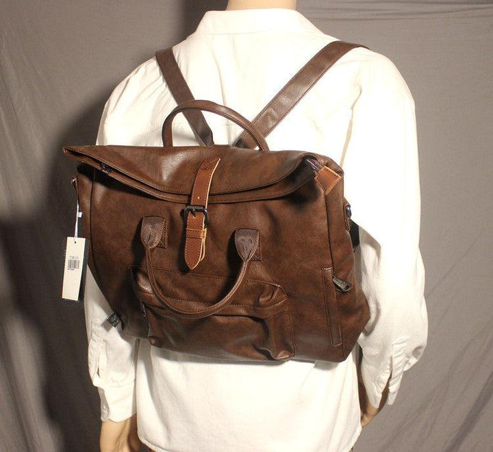 Multipurpose Pu Leather Laptop Bag