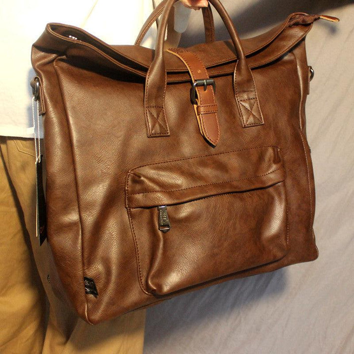 Multipurpose Pu Leather Laptop Bag