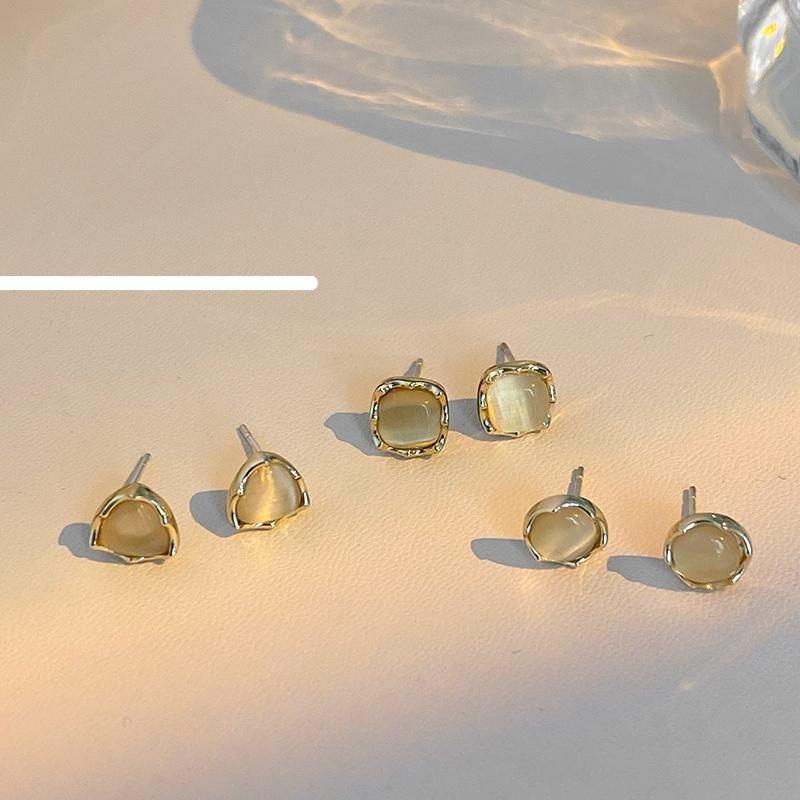 Opal Earrings Set
