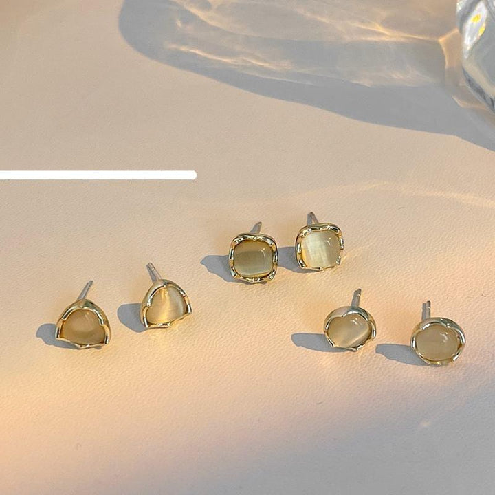 Opal Earrings Set