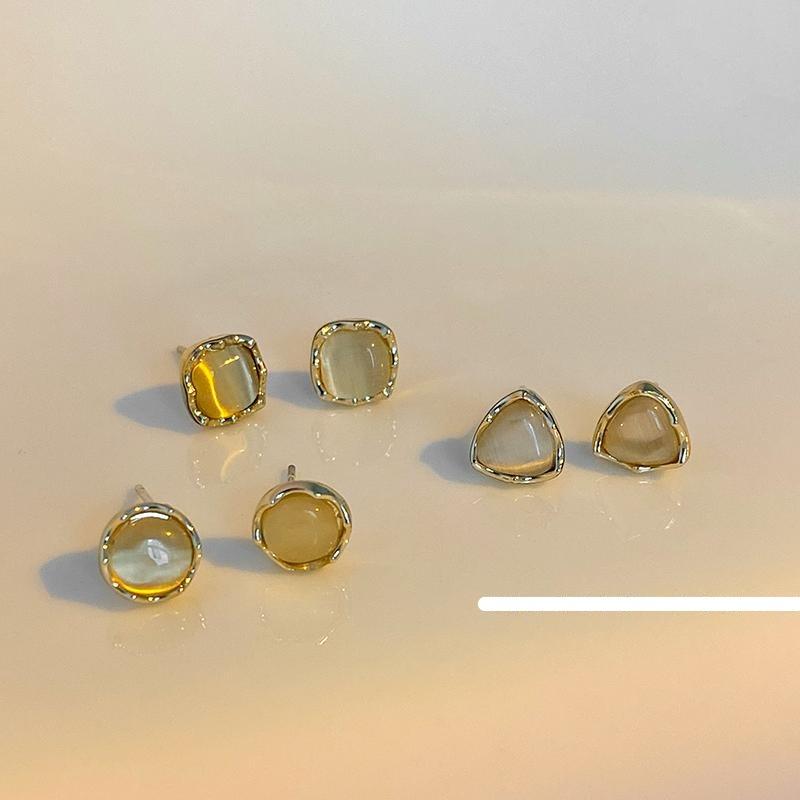 Opal Earrings Set