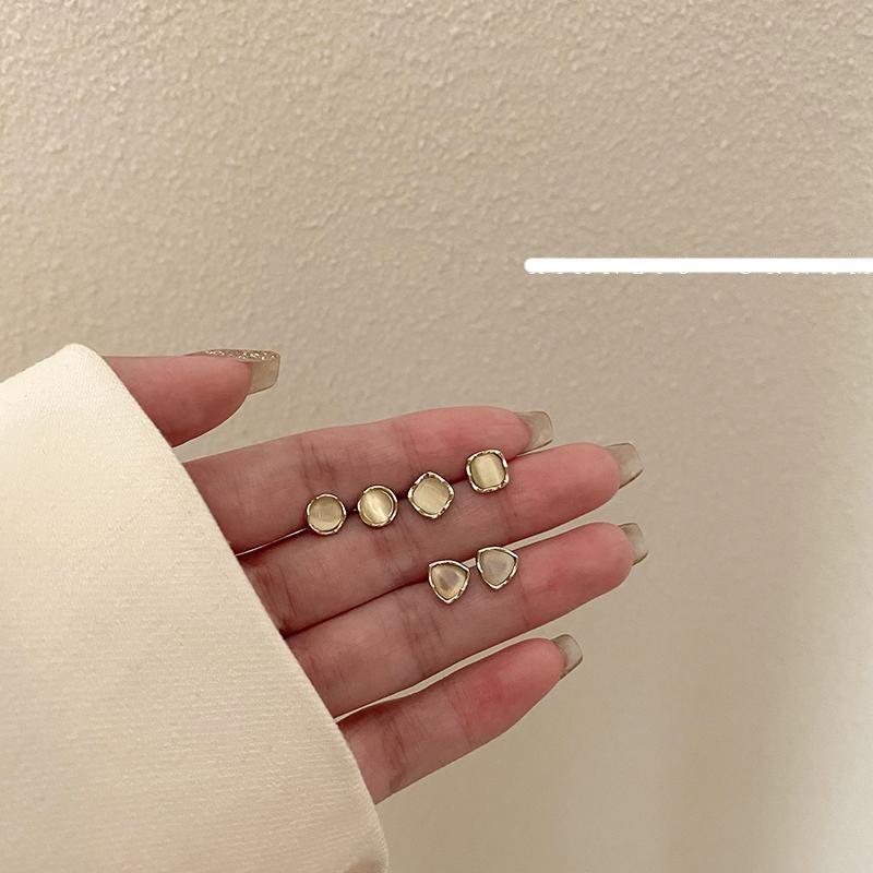 Opal Earrings Set