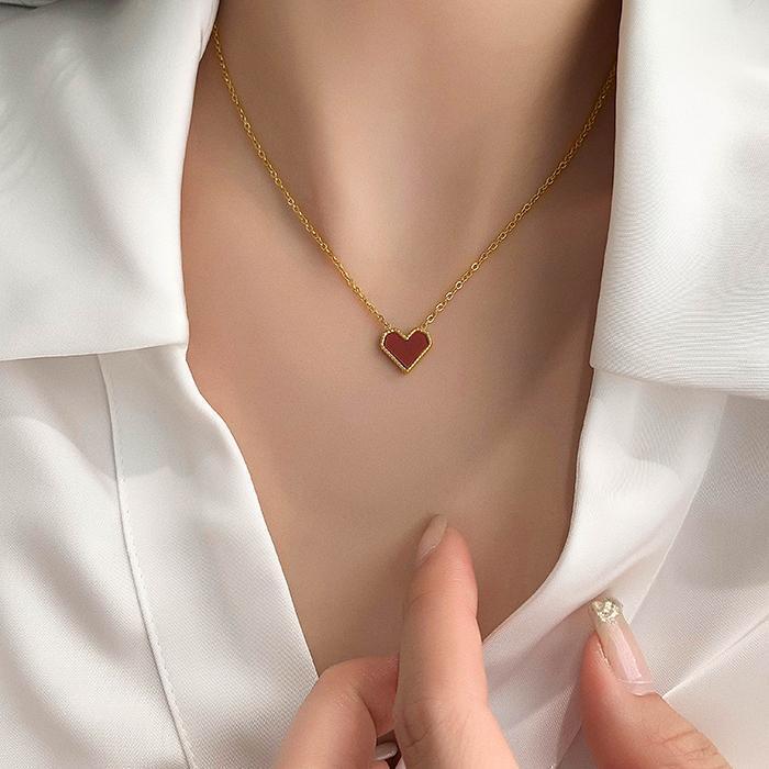 Red Heart Necklace