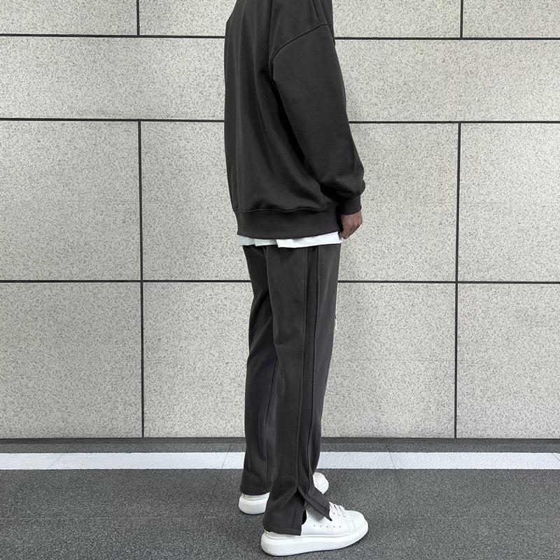 Side Splicing Slit Sweatpants